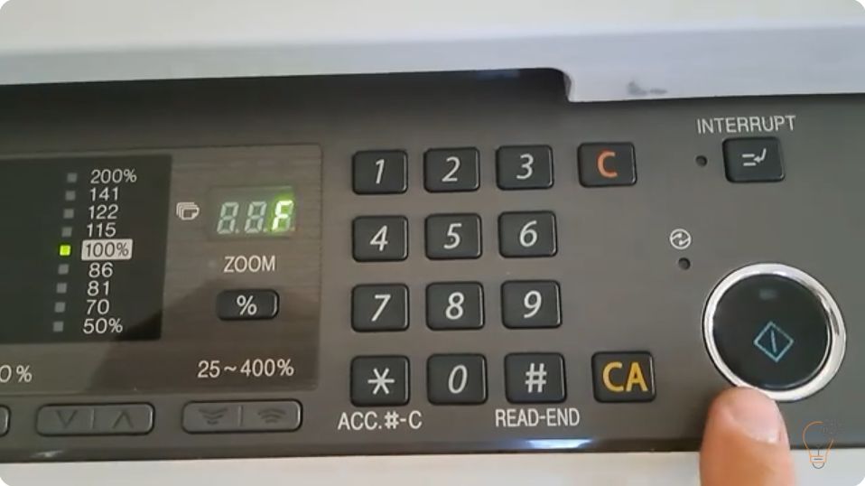 Second error code (number) on sharp AR-5516