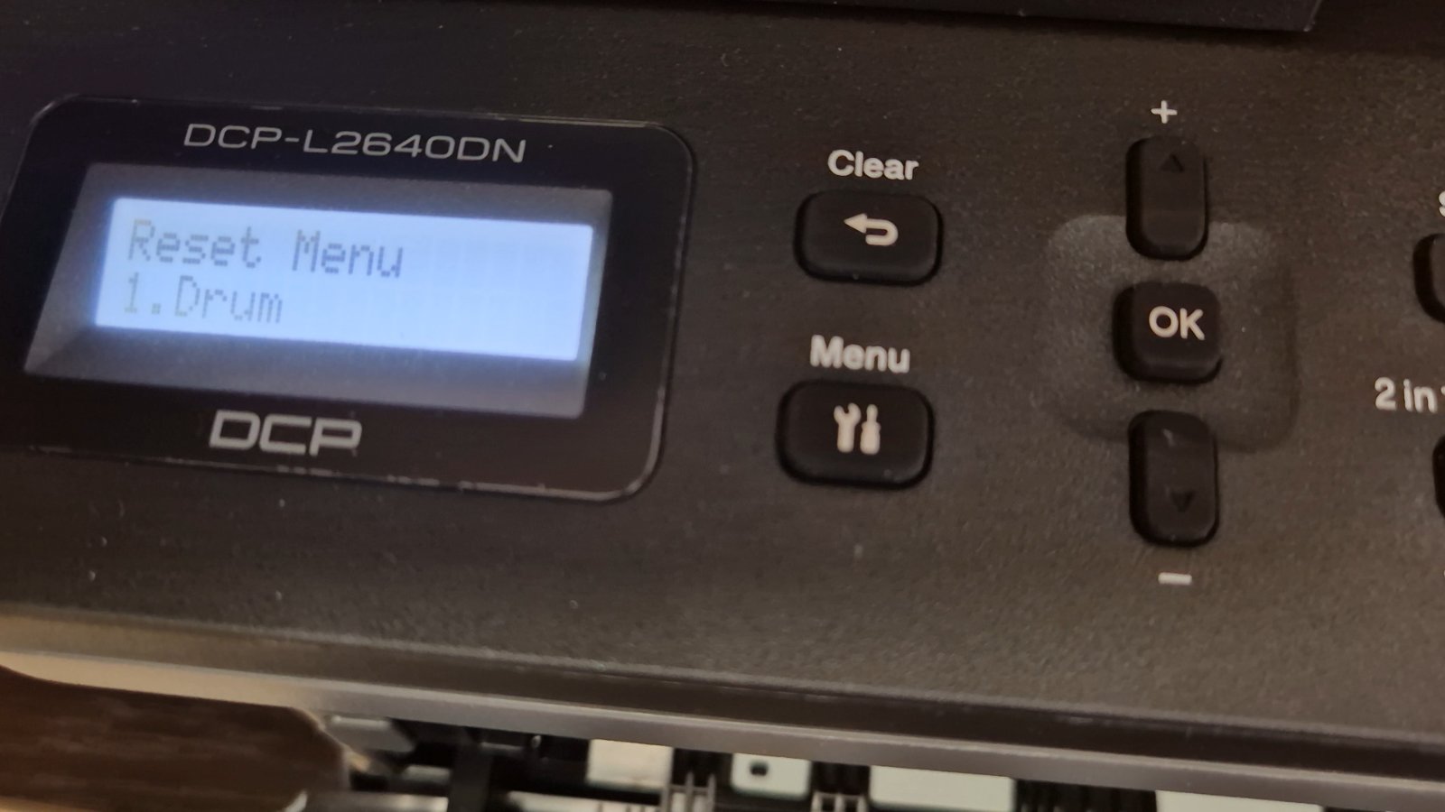 Reset Drum Counter on Brother DCP-L2640DN